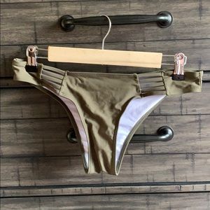 Olive green bikini bottom